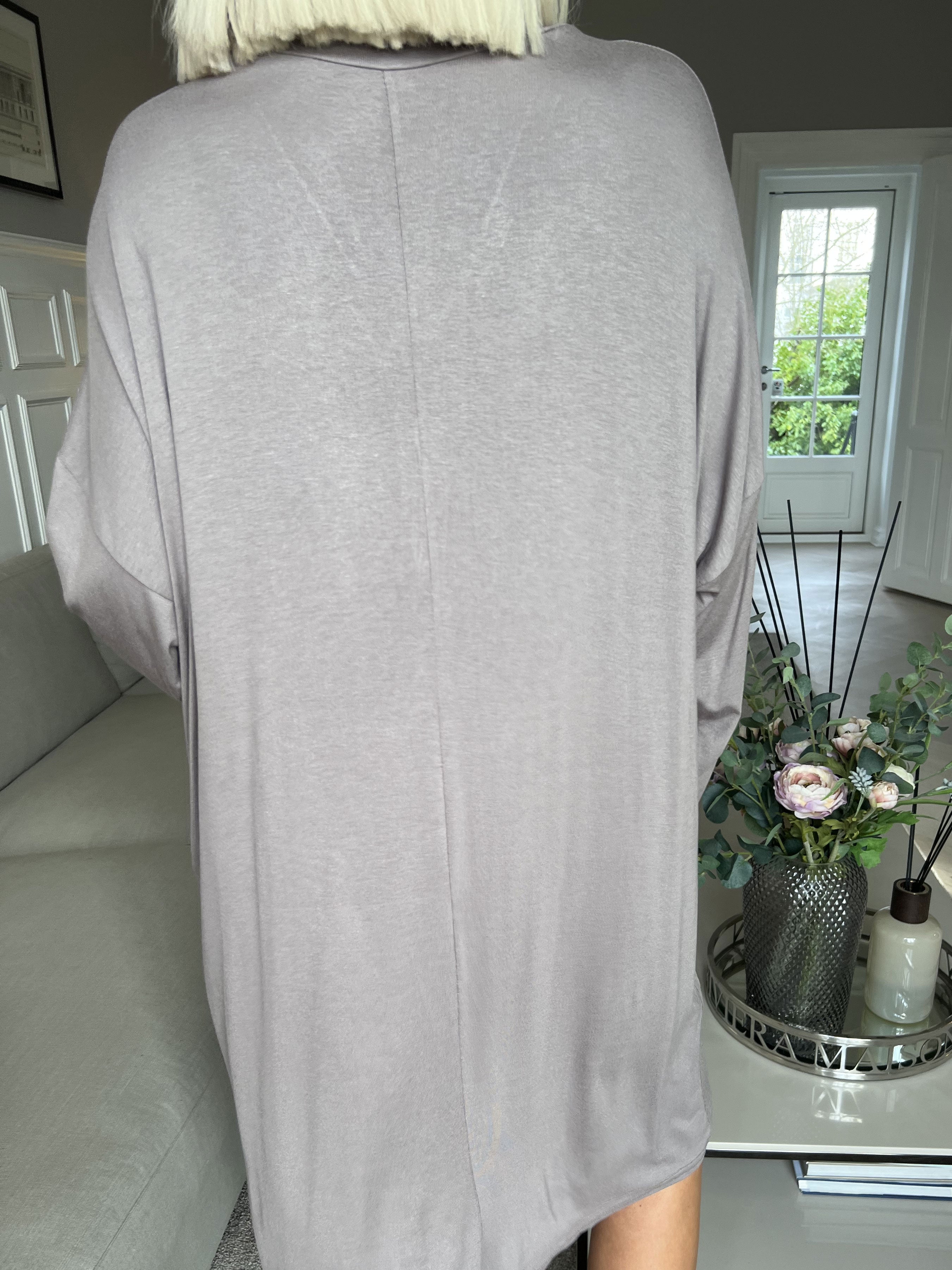 Lorenza plain - Tunikakjole i jersey med lynlås